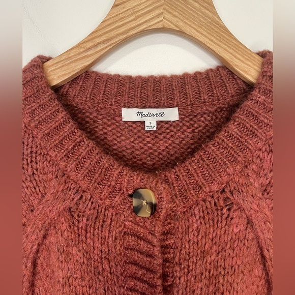Madewell Cable ashmont cardigan sweater , sz small - Picture 6 of 9
